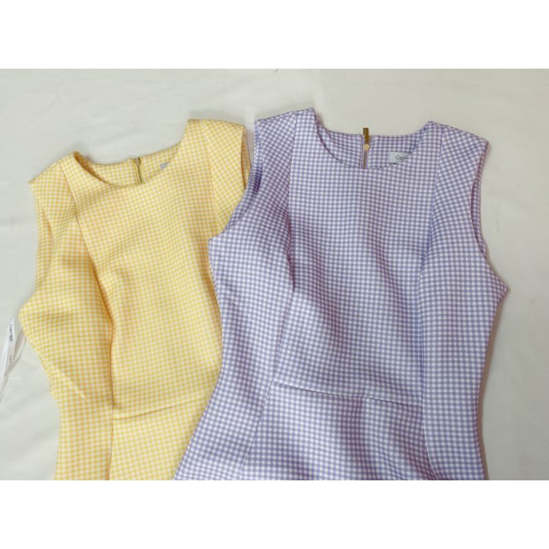 Đầm CK` caro dáng ôm body