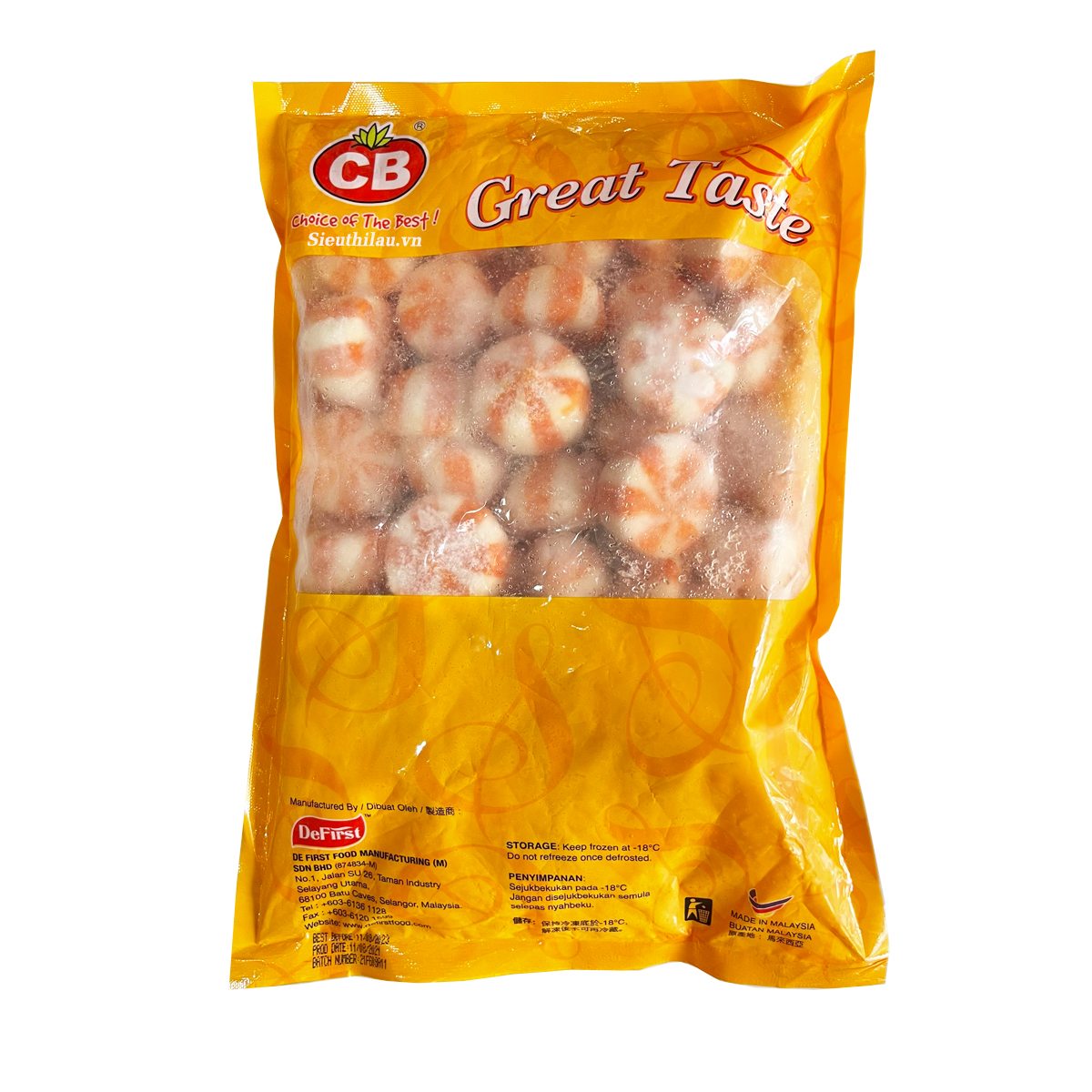 [Tokbokki Store] [HCM SHIP 2H] Sao Biển Vị Tôm CB Malaysia 1kg