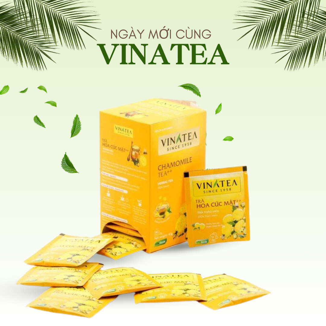 TRÀ VINATEA HOA CÚC MẬT ++ TÚI LỌC 40G