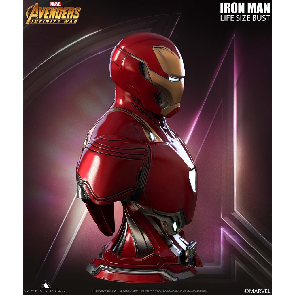 File in 3D Iron Man MK50 Bust