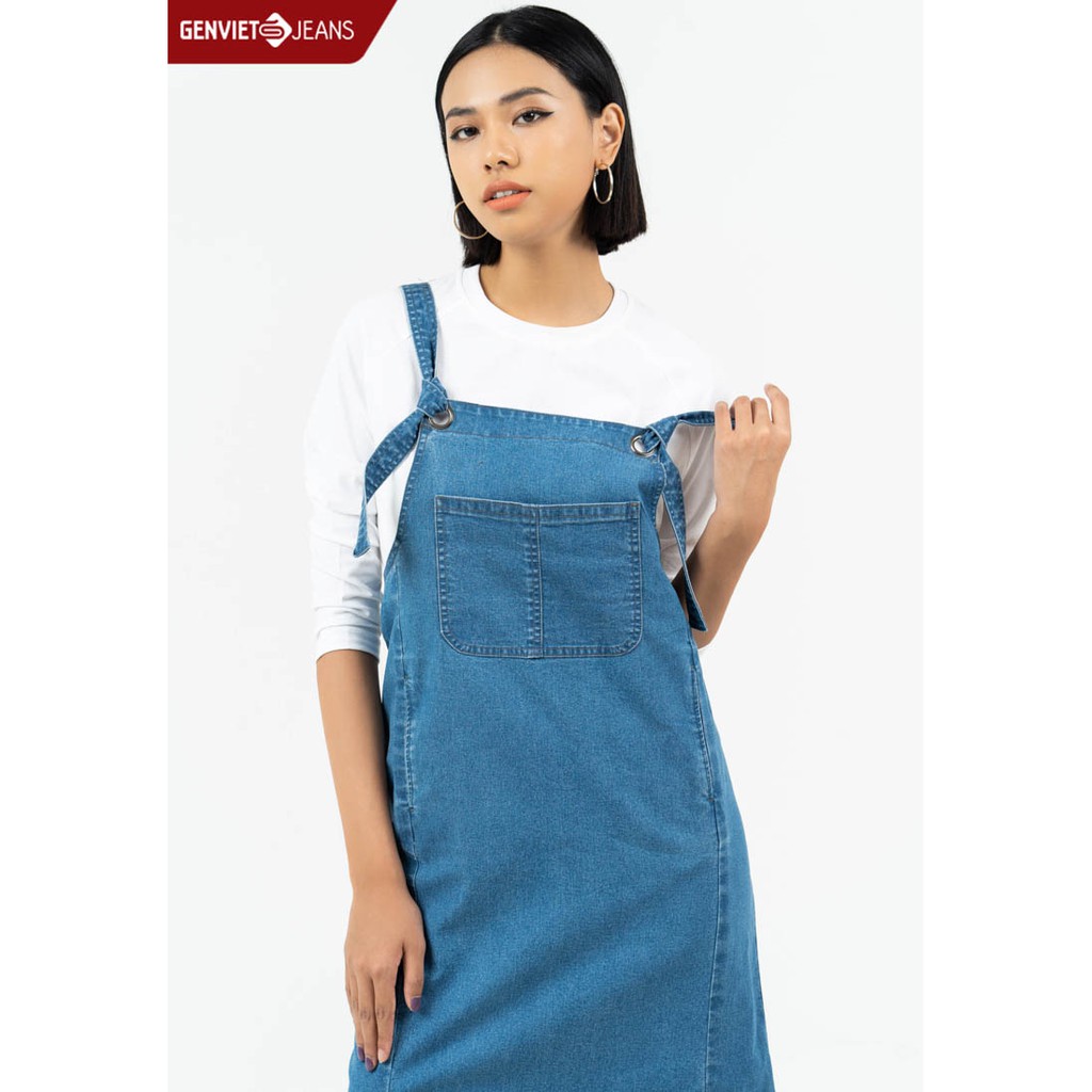 Yếm jeans Nữ TY524J826 GENVIET
