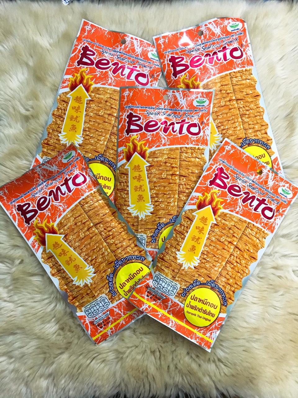 65 GÓI MỰC BENTO THÁI LAN CAM ( 5 DÂY X 13 GÓI)