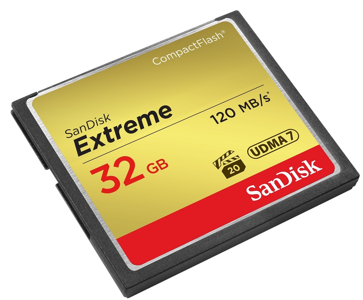 Thẻ nhớ CF Sandisk 32GB Extreme 800X New (120 Mb/s)