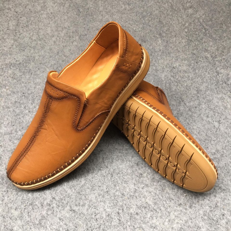 Giày da thô lười nam 66203