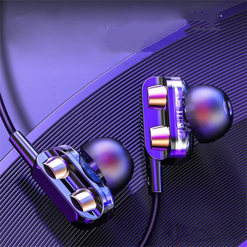 Tai Nghe Hai Bên Có Dây 3.5Mm CARAGAMERT, Tai Nghe Trong Tai Có Mic, Âm Trầm Nổi Hi-Fi, Chơi Game Thể Thao, Có Mic Cho Điện Thoại