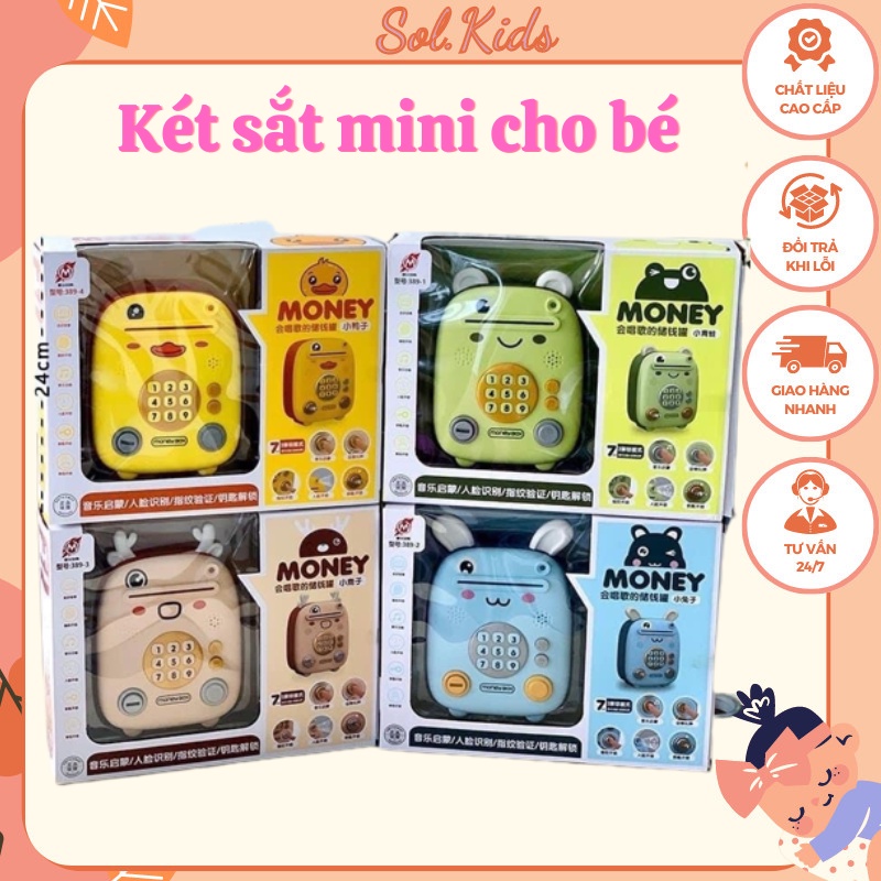 Két Sắt Mini Hình Thú Dể Thương Cho Bé