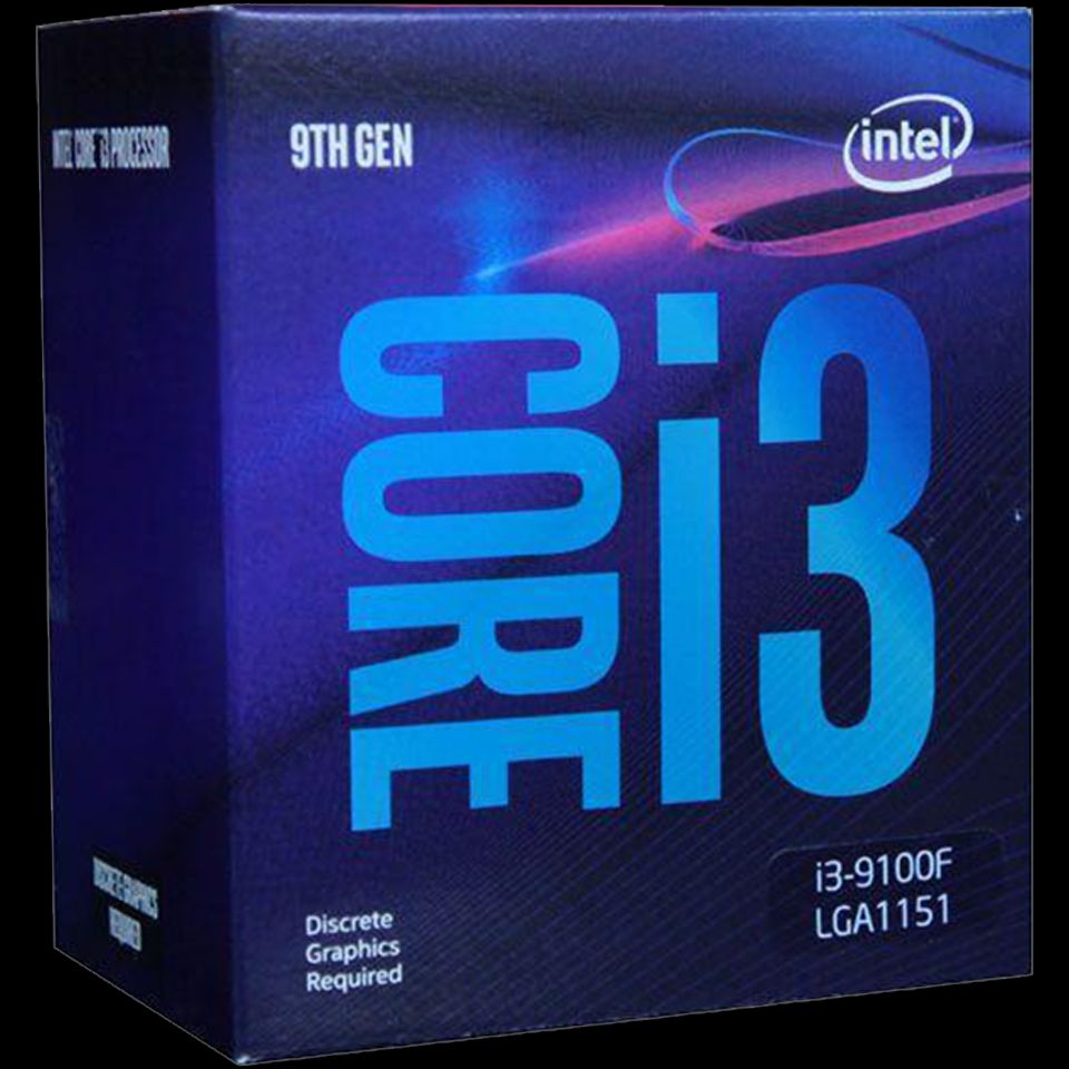 chip Intel core i3 9100f