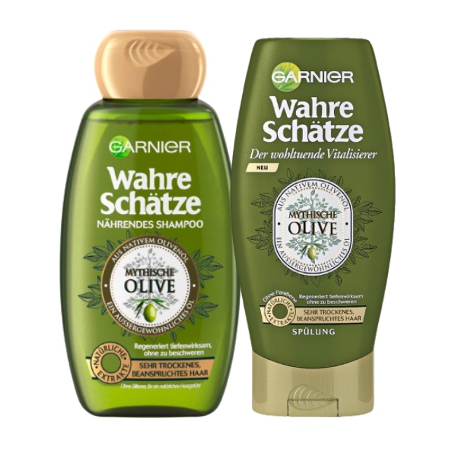 Dầu gội, kem ủ tóc Garnier Wahre Schatze - Hàng Đức