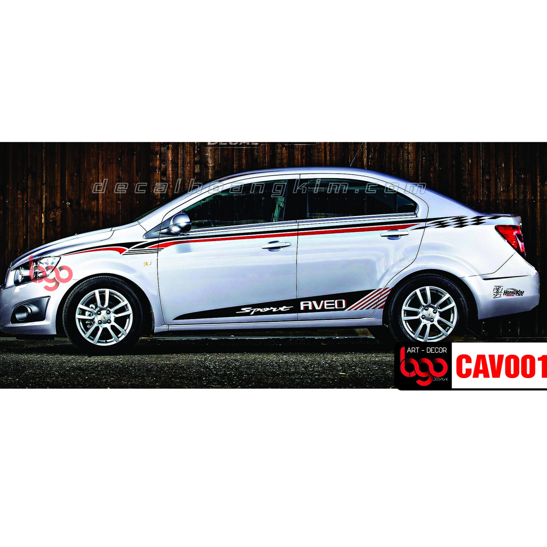 Tem xe Chevrolet Aveo - CAV001