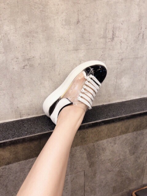 Giày sneaker nam nữ viền trong độn đế siêu độc