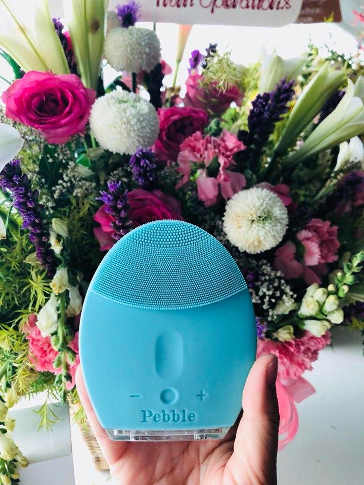 [HCM]Máy rửa mặt Pebble Lisa gen 5- xanh mint [Bảo hành 12 tháng full box]