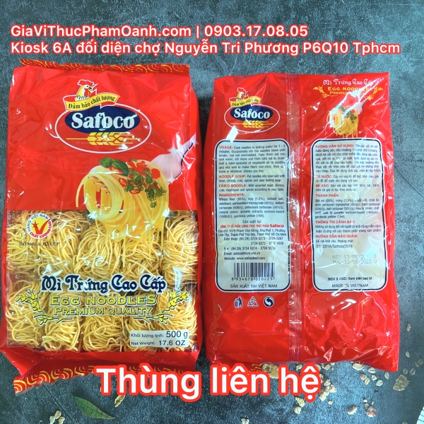 Mì trứng cao cấp Safoco (500gr)