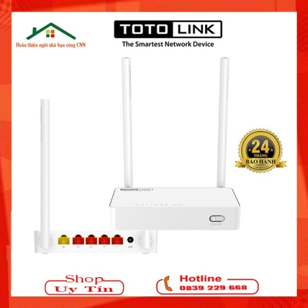 Bảng giá Bộ phát wifi Totolink 2 Râu N350RT chuẩn N 300Mbps 4 Lan - Router Wifi Totolink 4 Râu A3002RU Chuẩn Ac1200 Gigabit 1000M Phong Vũ