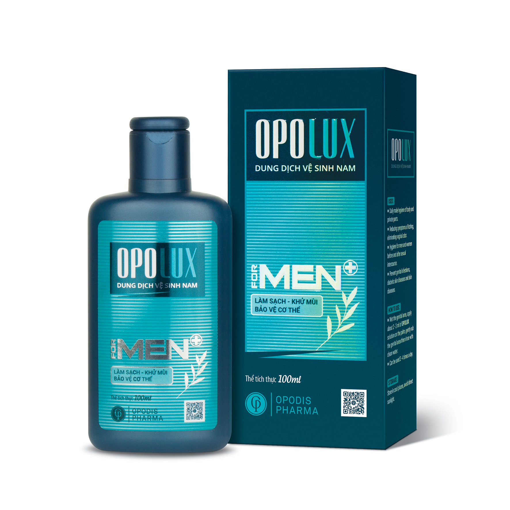 OPOLUX Dung dịch vệ sinh nam 100ml