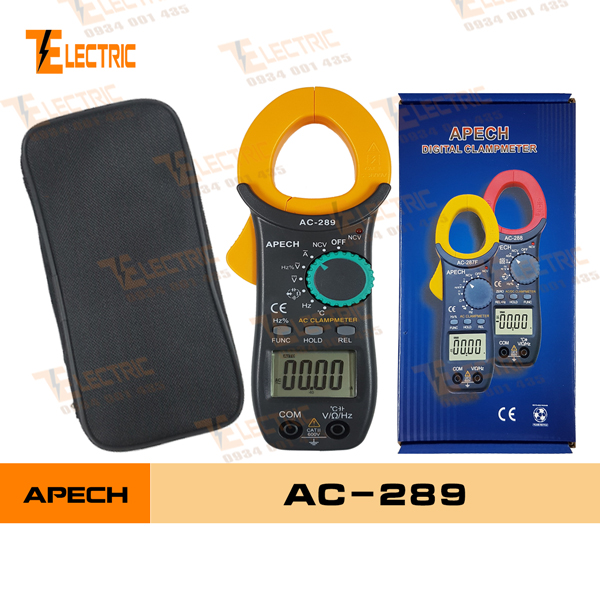 [HCM]Apech AC-289 Ampe kìm đo điện đo dòng điện AC 400A