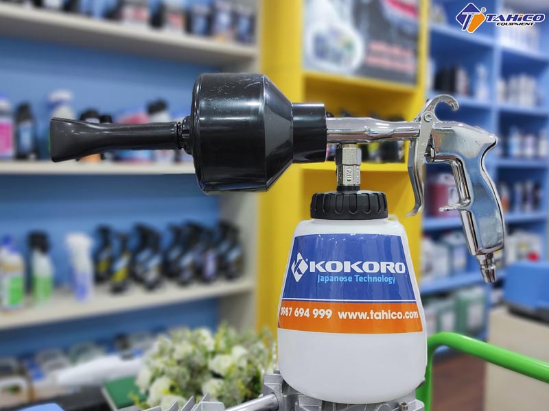 Bình phun bọt tuyết mini dùng khí nén