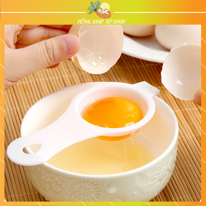 Dụng cụ tách lòng đỏ trứng vợt tách lòng trứng làm bánh tiện lợi, dụng cụ tách trứng gà cực nhanh