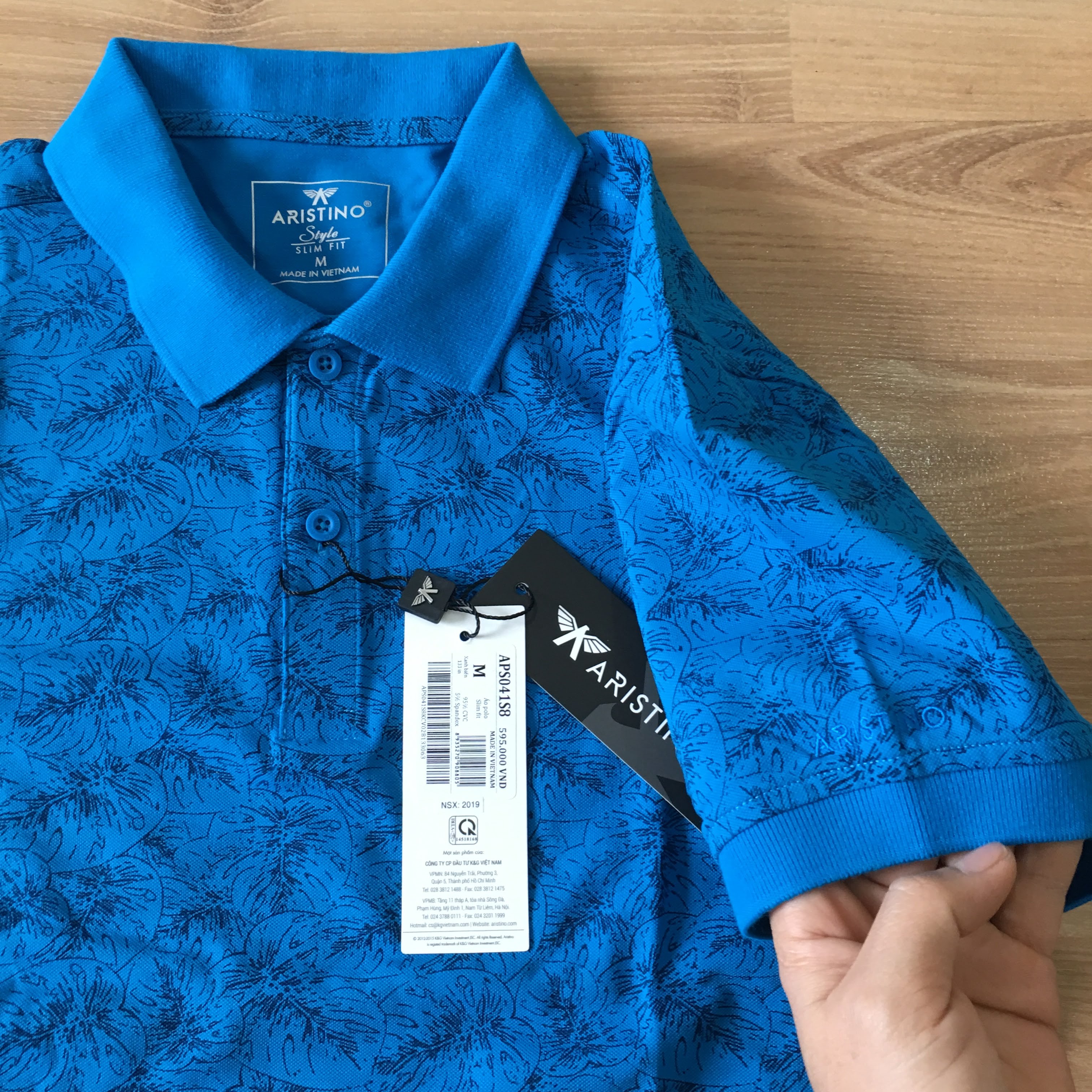 Áo polo nam Aristino APS041S8-SLIM FIT