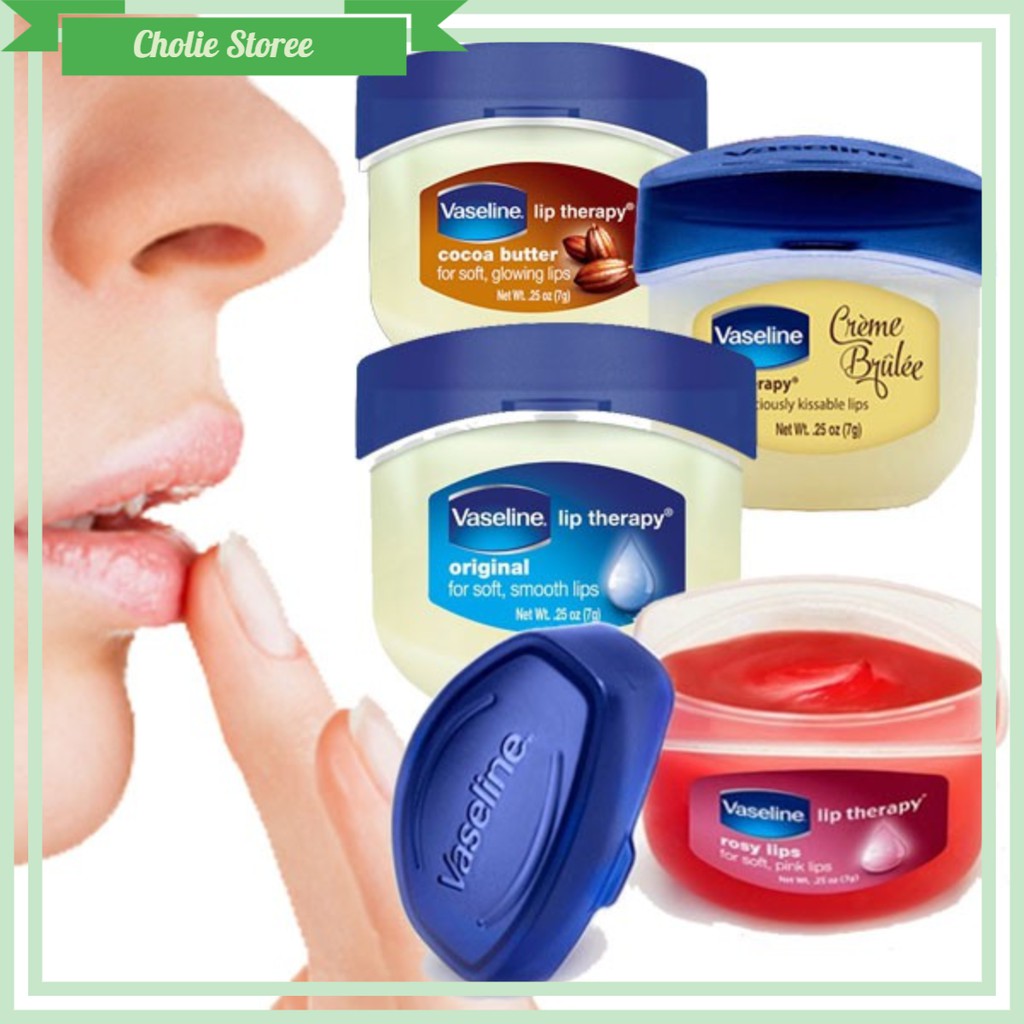 Combo 2 Sáp Dưỡng Môi Vaseline  Lip Therapy 7gr của Mỹ