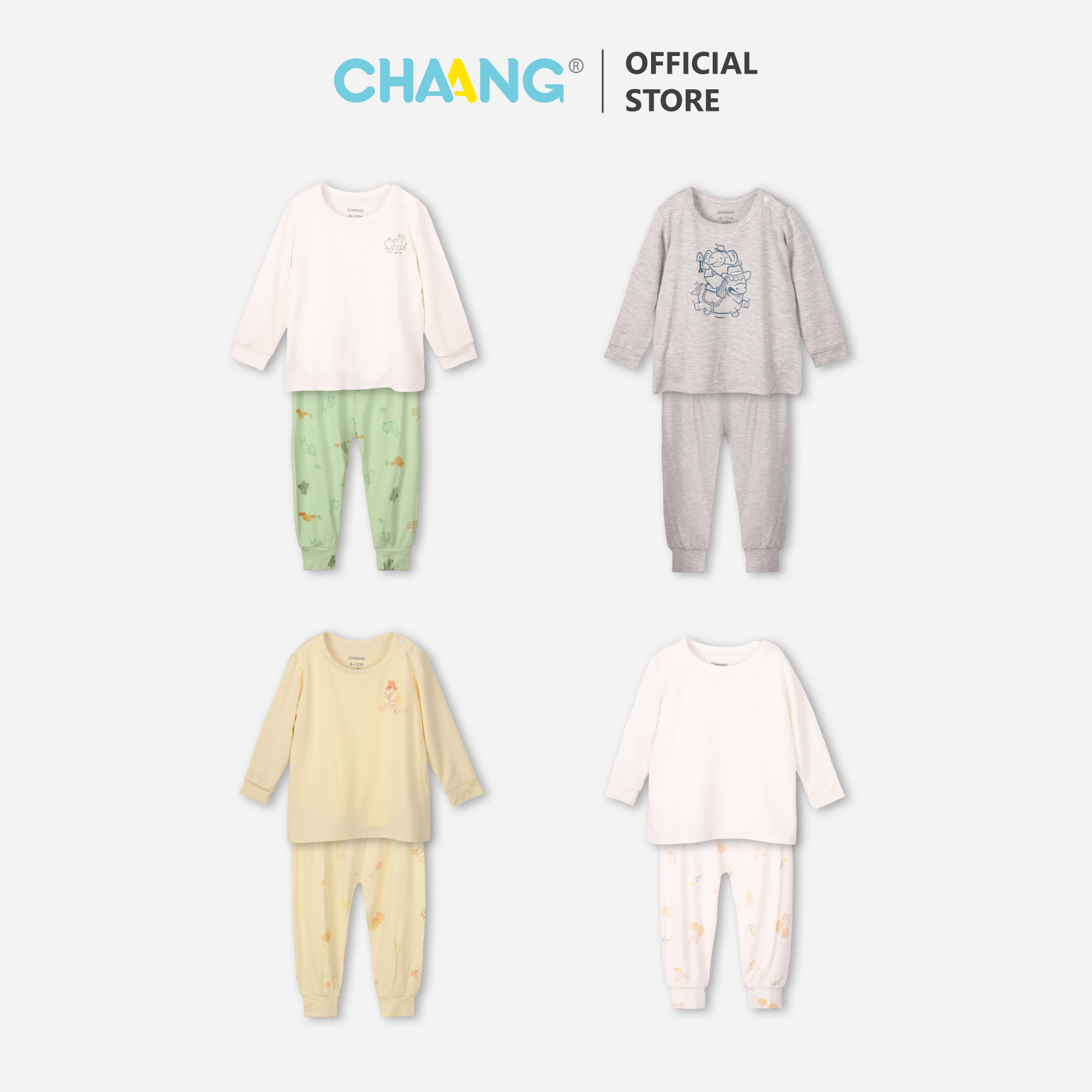 [CHAANG] Bộ dài cúc vai Treasure Chaang