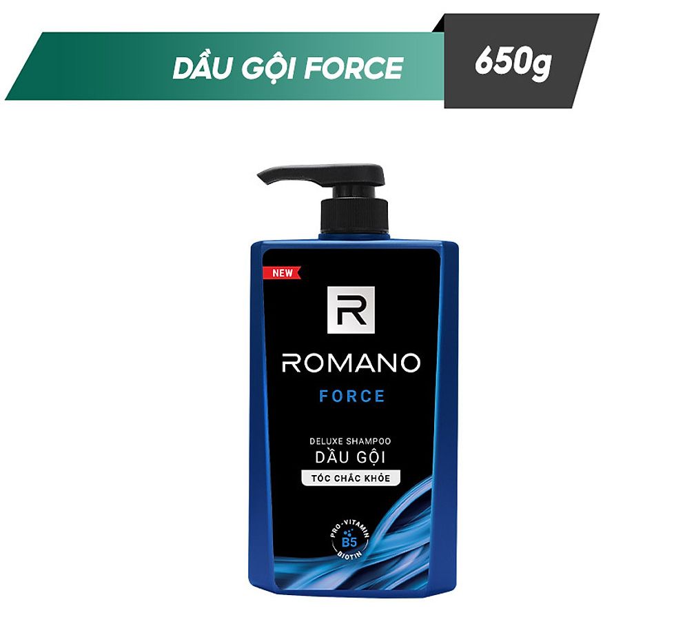 Dầu Gội Cao Cấp Romano Force  650g/chai