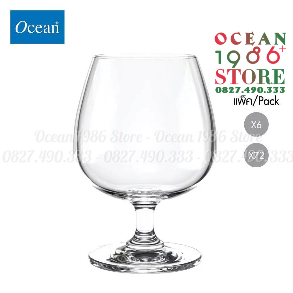 Bộ 6 Ly Thủy Tinh Classic B.randy Ocean – 1501X12 – 340ml
