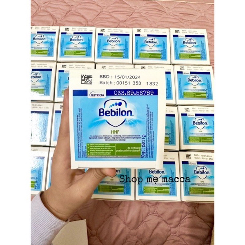 [ date 6/2026 ] Sữa Bebilon Human Milk Fortifier Dành Cho Trẻ Sinh N.on (Bebilon HMF - Hộp 50 gói - 1GR/GÓI)