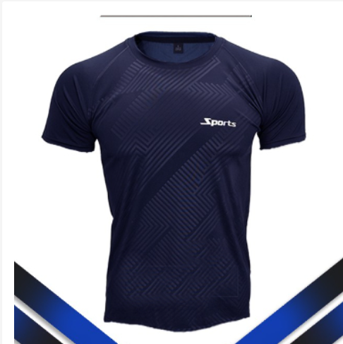 Áo phông thể thao nam thun lạnh tập gym cổ tròn ngắn tay  áo thun nam ép vân, co giãn, đủ màu