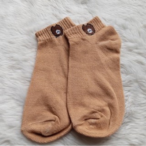 1 Đôi Tất Gấu Brown Cổ Ngắn -  Chất Lượng Cao