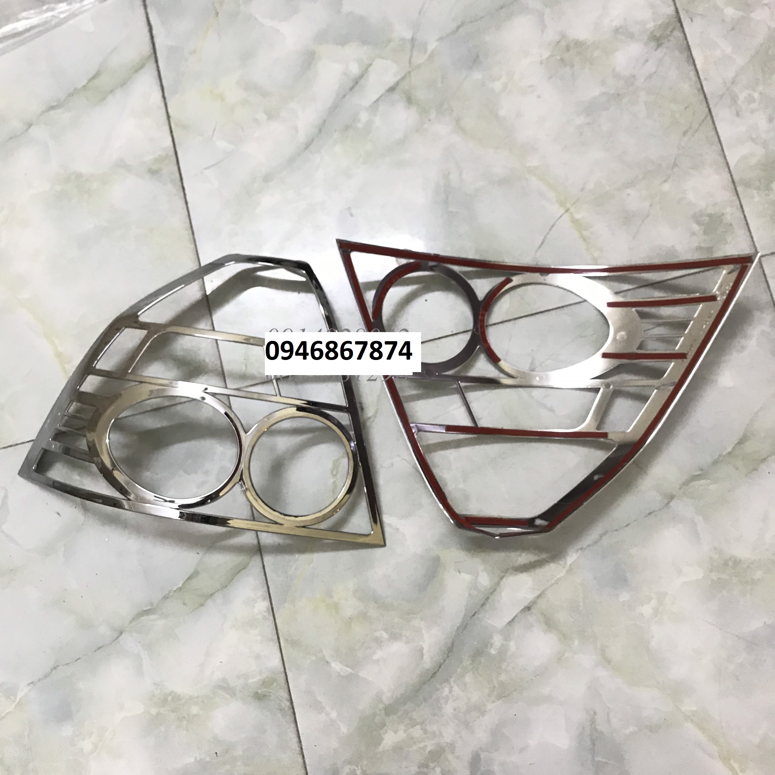 Ốp mạ đèn hậu daewoo gentra, chevrolet aveo