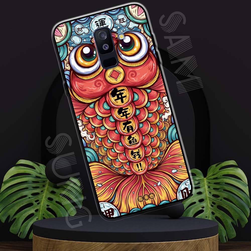 Ốp lưng samsung a6+ , a6 plus mẫu bst chim chóc và cá cảnh tpu
