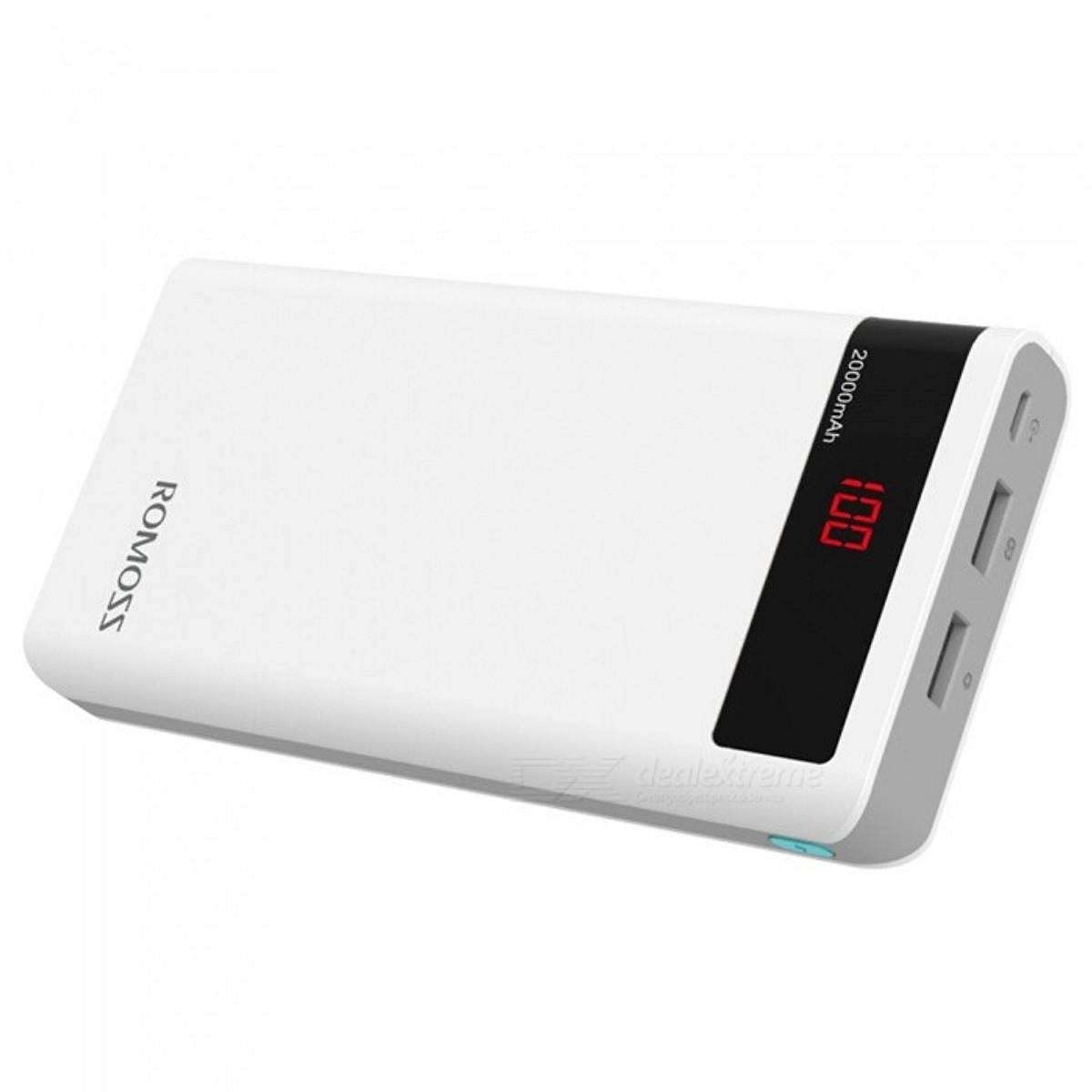 [HCM]Pin dự phòng  20000mAh Sense 6P - màn hình Đen