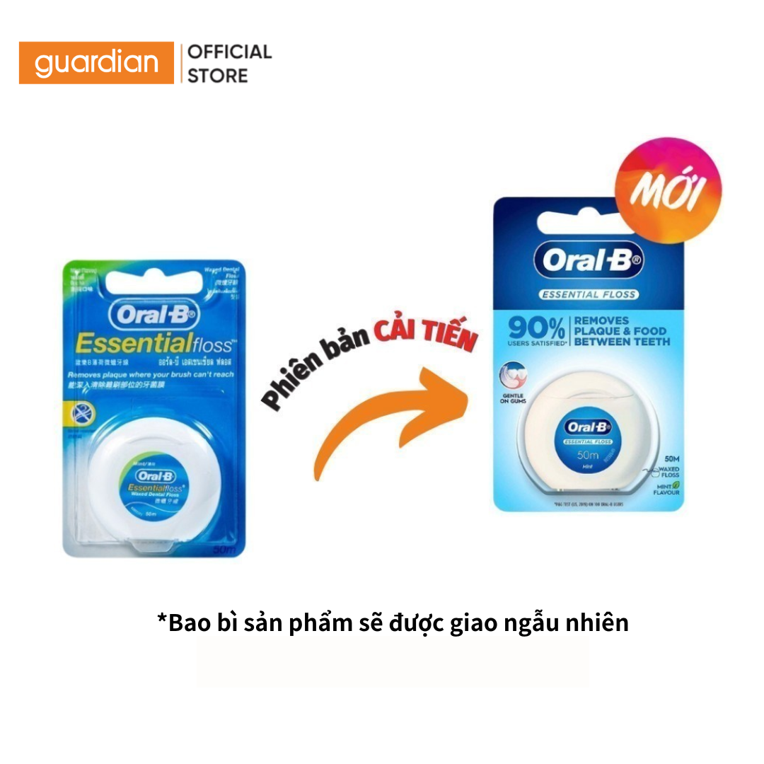 Chỉ Nha Khoa Hỗ Trợ Làm Sạch Răng Floss Essential Oral-B 50M