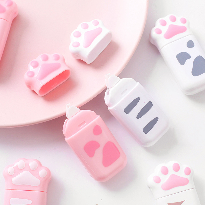 Combo 2 bút xóa kéo chân mèo cỡ mini