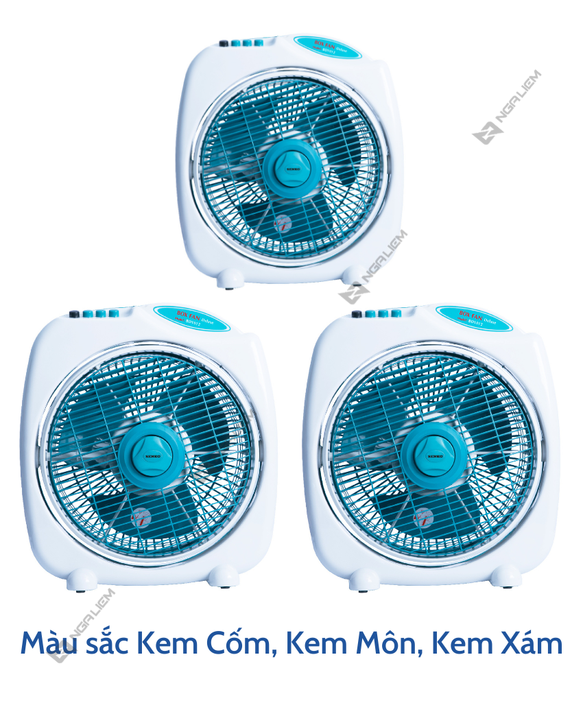 Quạt Bàn Đảo 4 Tấc BD1410 Senko (Quạt Hộp) (Chuyển Hướng Điện)