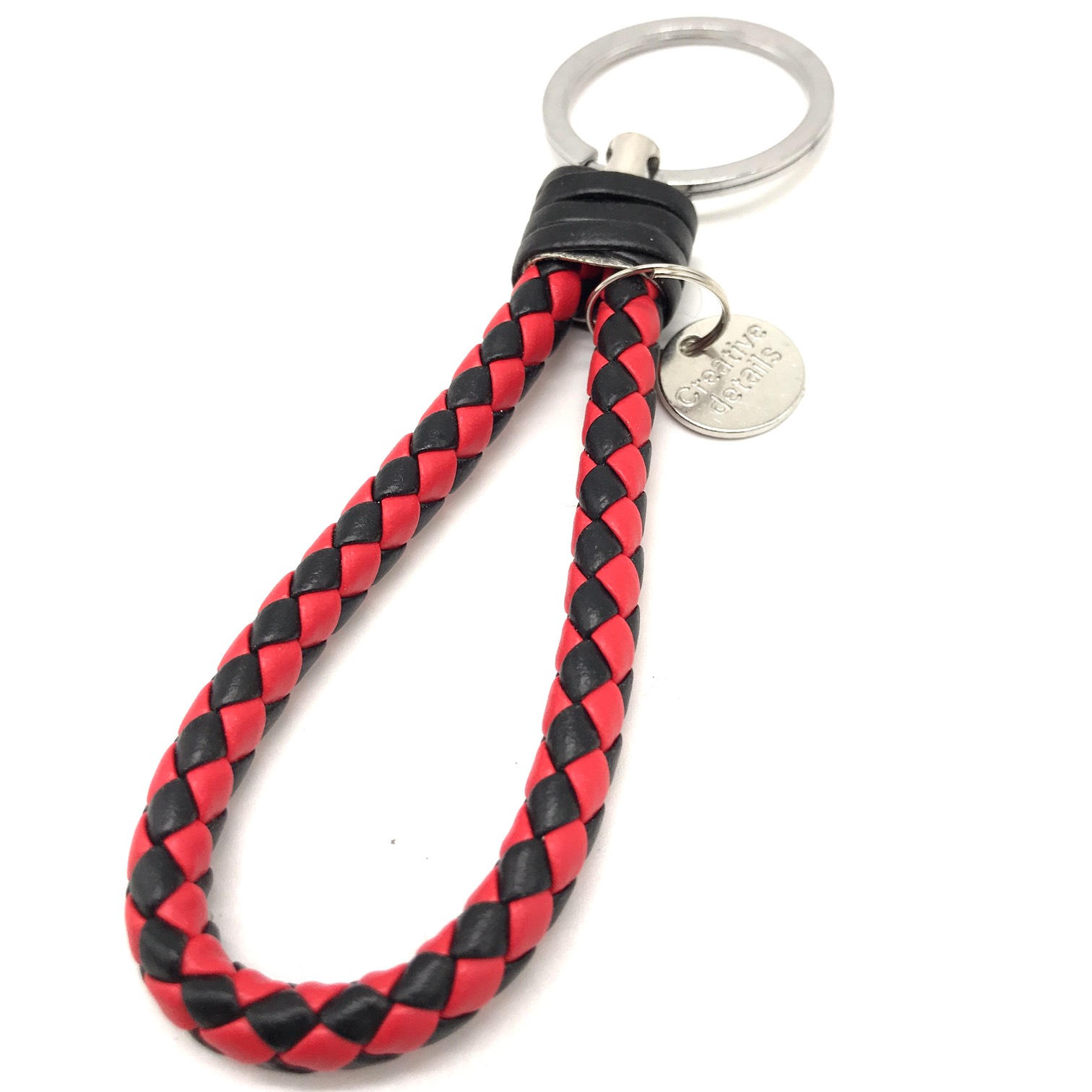 Móc Khóa Dây Da PU - 3 Màu ( Đen, Đỏ, Vàng )