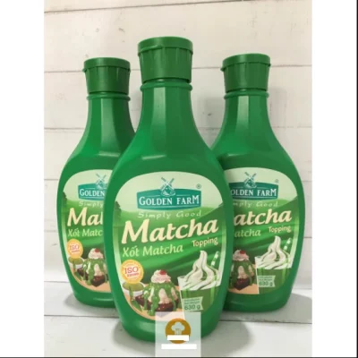 Sốt trà xanh Golden Farm 630g ( Matcha ) - GreenWay [ TT8 ]