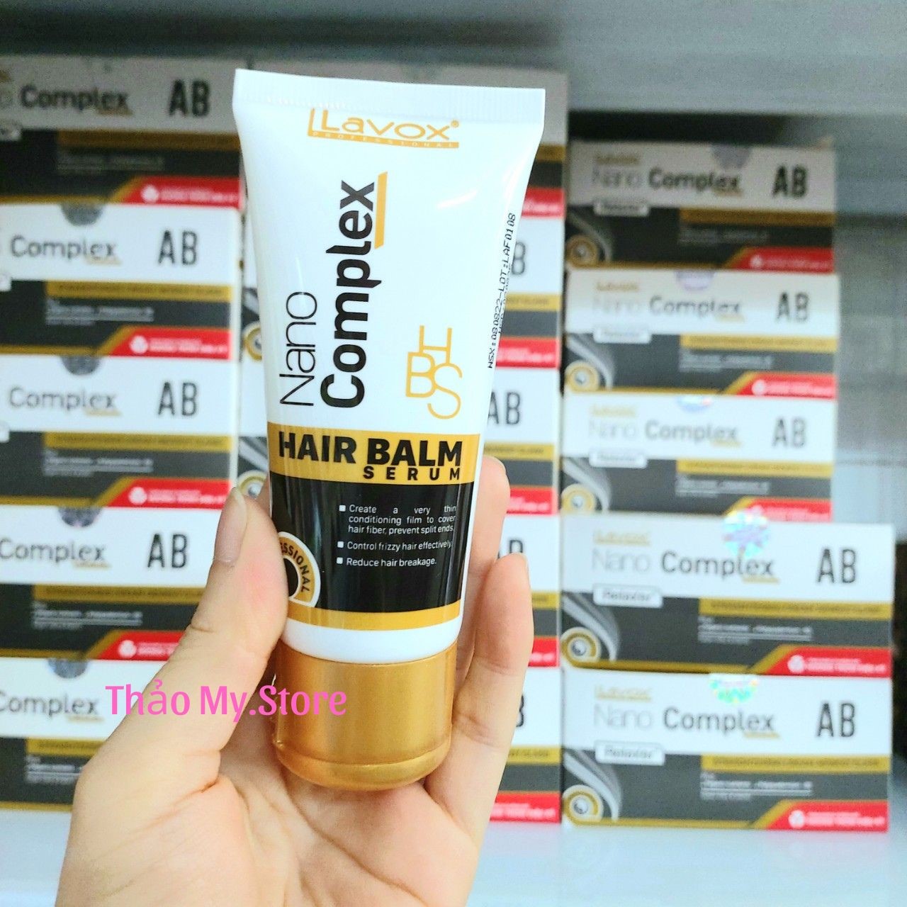 Tinh dầu bóng (serum dưỡng tóc) giữ nếp tóc siêu đàn hồi Lavox 75ml & 60ml