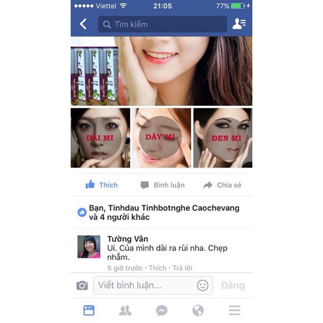 Tinh dầu dài mi