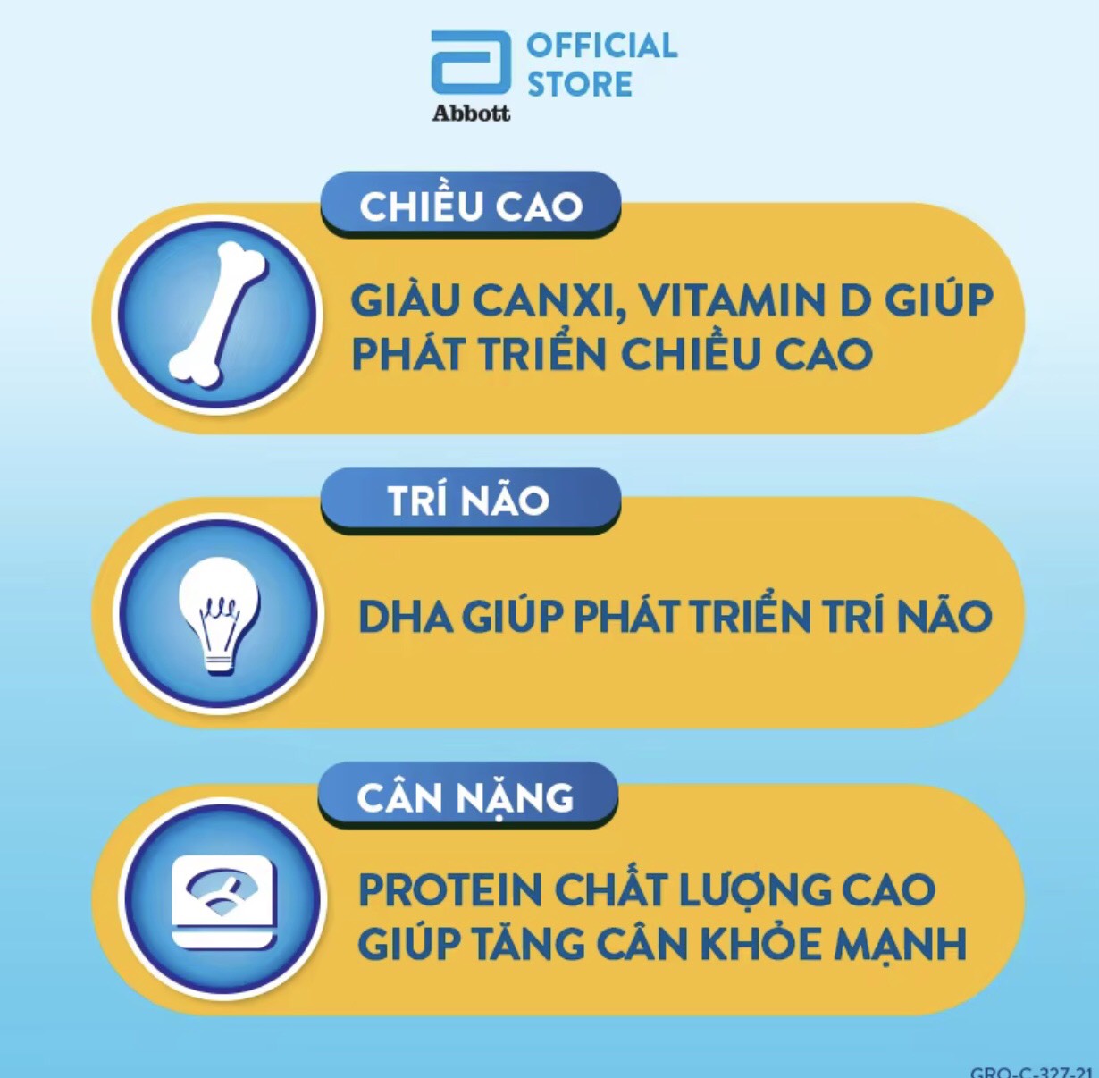 Sữa Bột Abbott Grow 4 - Hộp 1,7kg (Cho bé 2 tuổi trở lên) (lon)