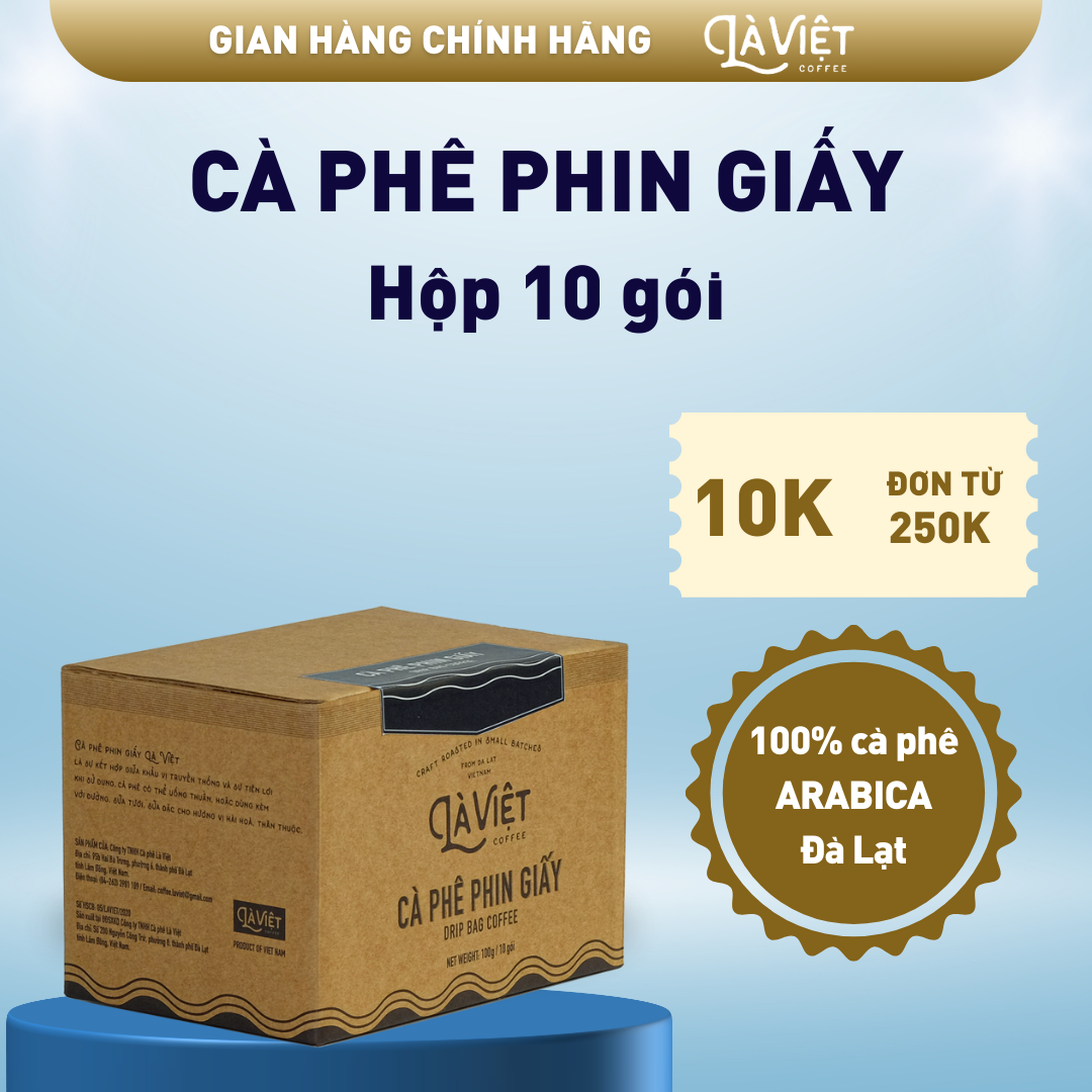 LA VIET DRIP BAG COFFEE 100% Arabica