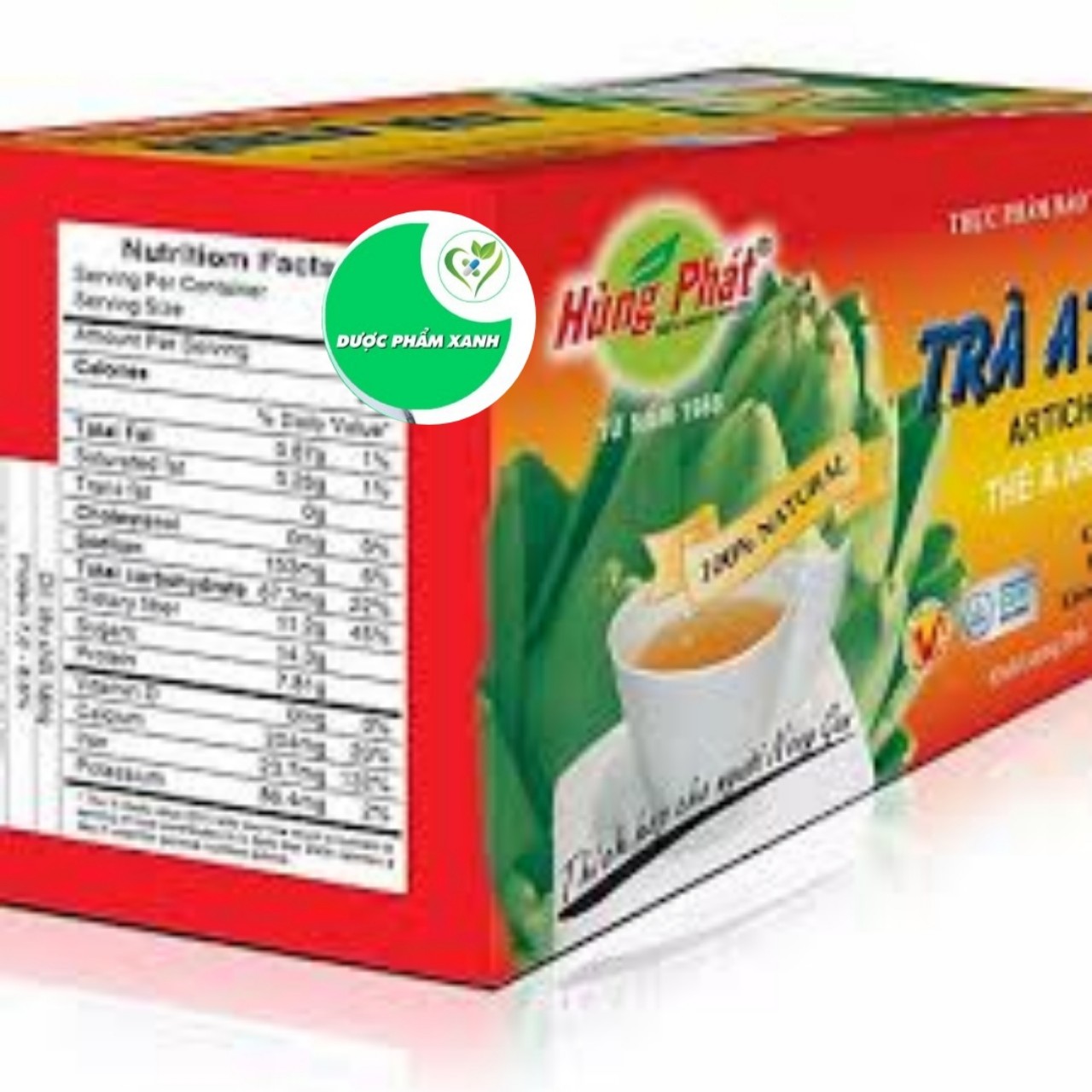 TRÀ ATISÔ (25 gói x 2g) - Thương hiệu Hùng Phát - ATISO