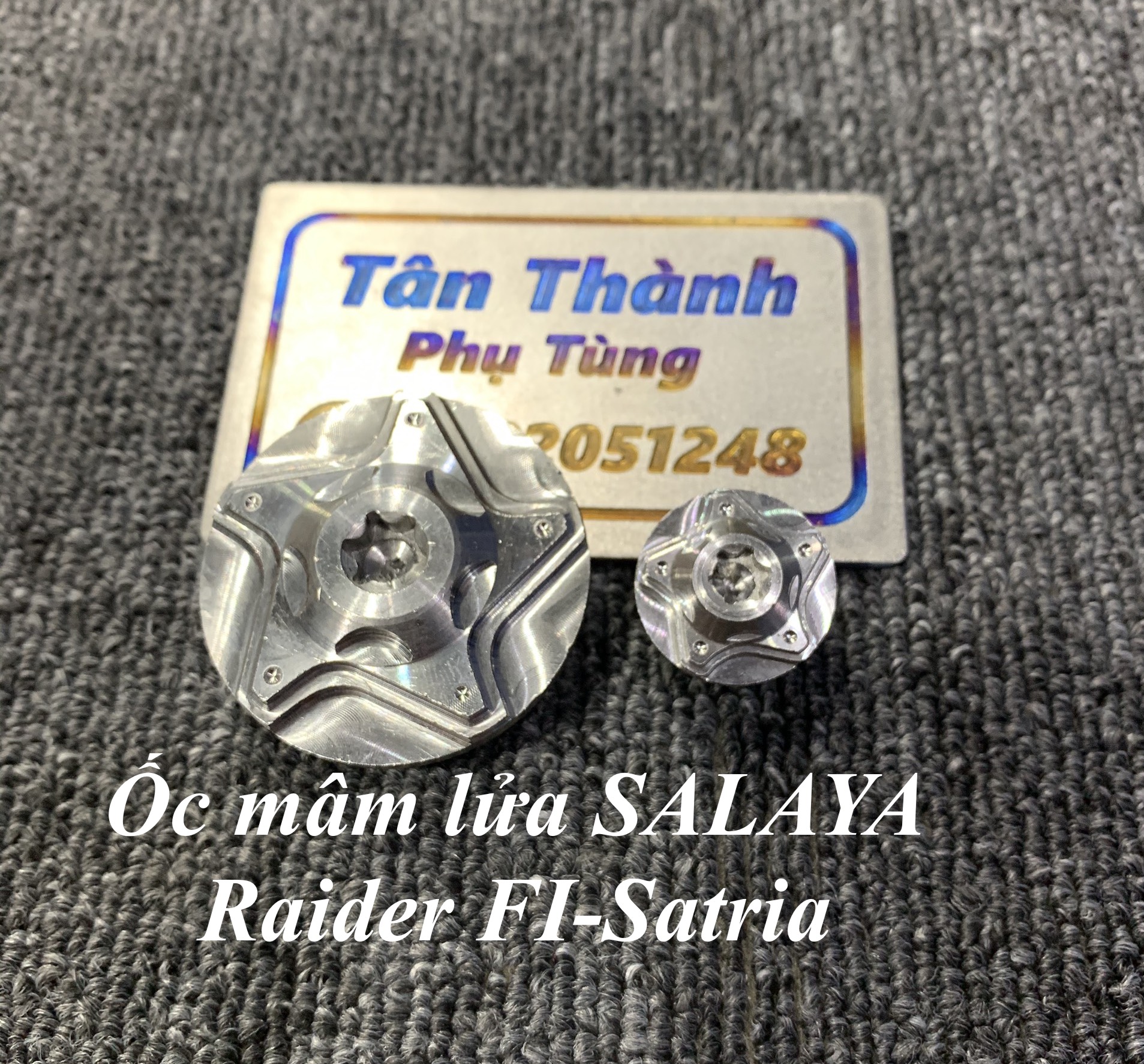 Ốc mâm lửa SALAYA Raider FI, Satria, dòng xe Suzuki