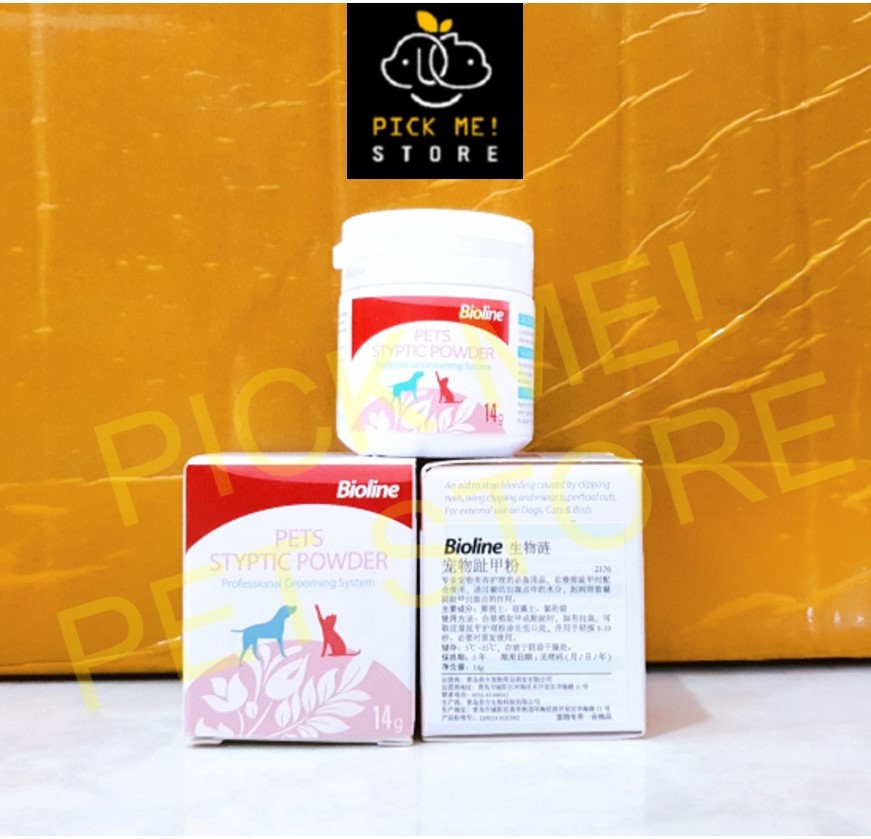 [Hộp 14g] Bột Cầm Máu Bioline - Dành cho Chó Mèo