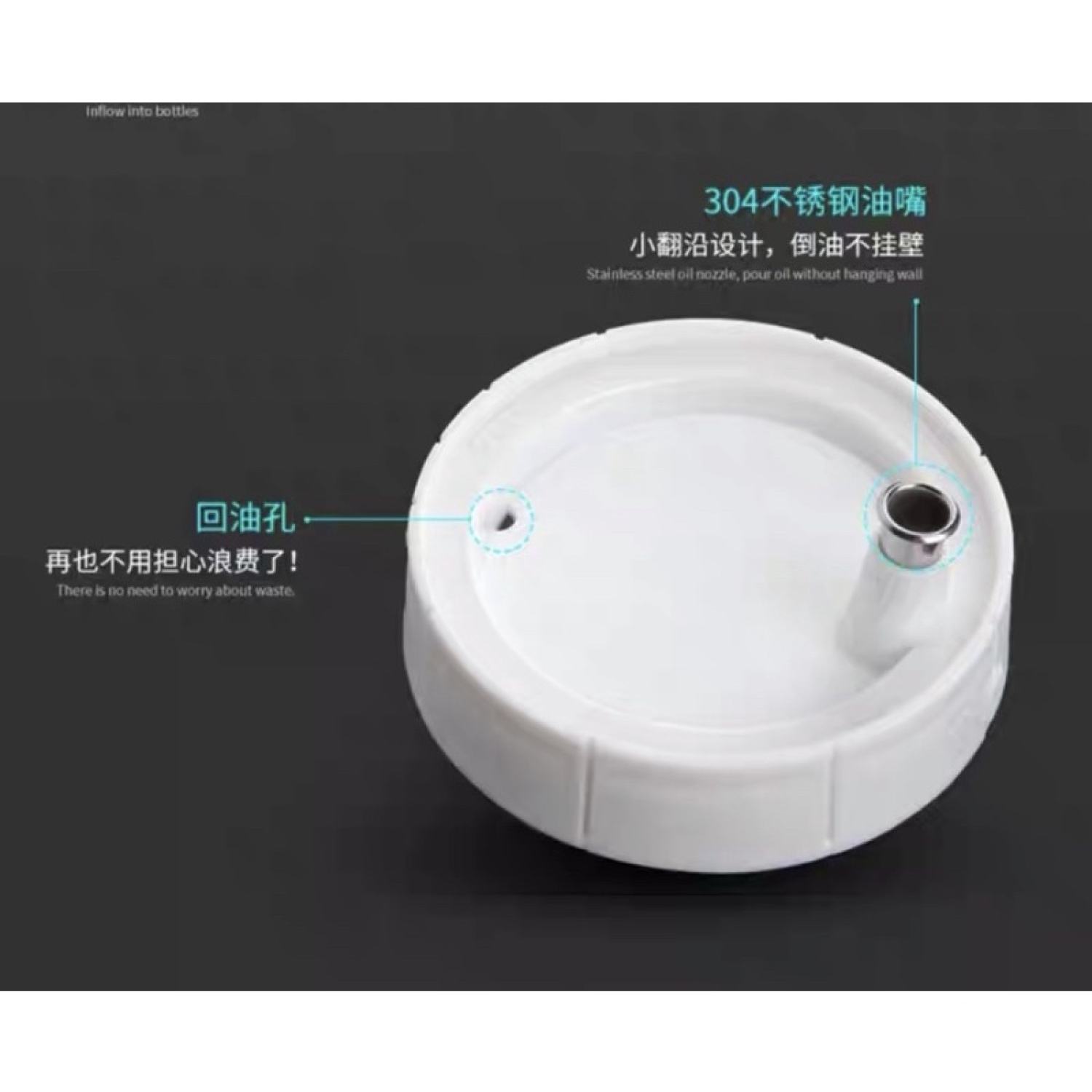 Bình đựng dầu ăn, nước mắm ECOCO có nắp mở tự động cao cấp