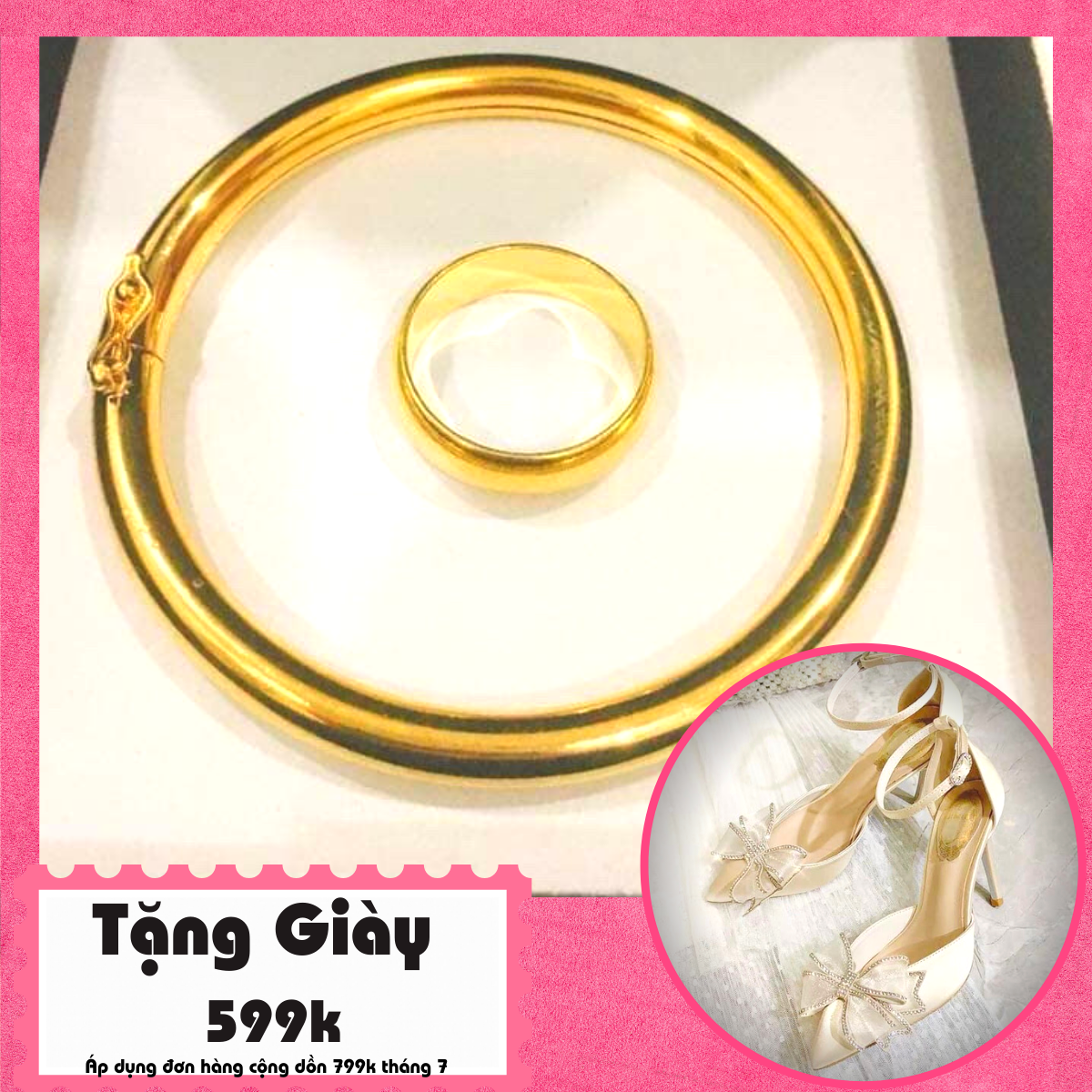 [HCM]Vòng Đeo Tay Nữ | Vòng Đeo Tay Mạ Vàng | Lắc Tay Vàng Tây Mạ - Trang sức lắc tay chạm khắc hoa văn sang trọng thiết kế tiệc cô dâu độc quyền (01 chiếc) | Lắc Tay Ximen Mạ Vàng| Trang Sức Gado V036