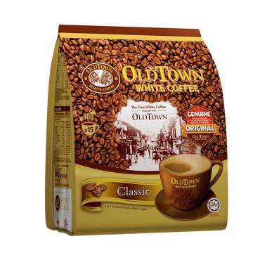 Cà phê OldTown White Coffee Cà Phê Trắng Malaysia Vị Classic 15 Gói x 40 G