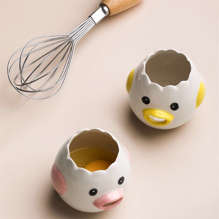 Tách lòng đỏ trứng hình gà con xinh xắn
