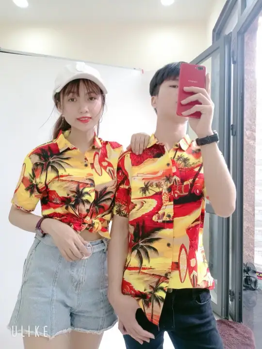 ÁO ĐI BIỂN CẶP NAM NỮ SIÊU DỄ THƯƠNG