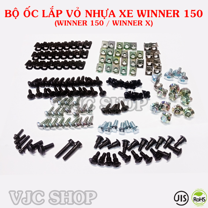 Bộ ốc vít lắp vỏ nhựa xe FUTURE NEO GT